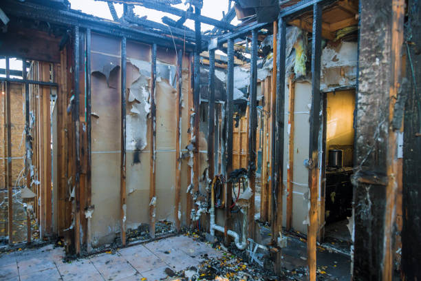 Professional Soot Cleanup technician working in New Lexington, OH